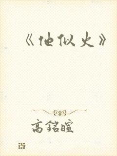 《他似火》封面