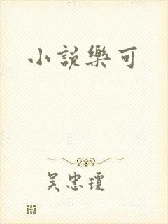 小说乐可封面