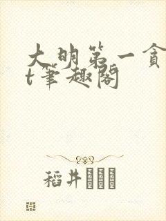 大明第一贪txt笔趣阁封面