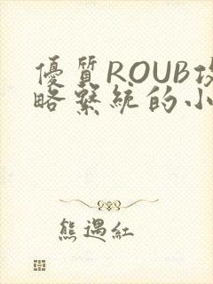 优质ROUB攻略系统的小说最新章节