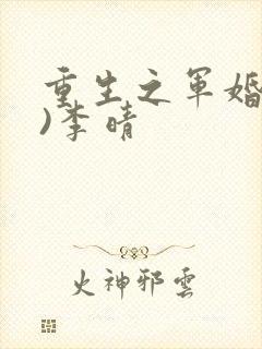 重生之军婚(h)李晴封面