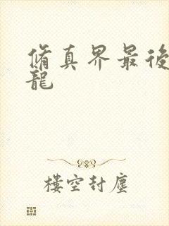 修真界最后一条龙