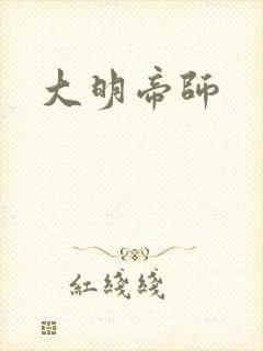 大明帝师封面