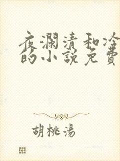 夜澜清和冷意欢的小说免费阅读