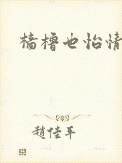 樯橹也怡情封面