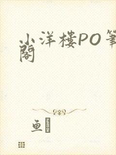 小洋楼PO笔趣阁