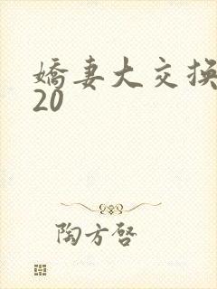 娇妻大交换1一20封面