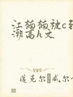 江楠楠被c到高潮高h文