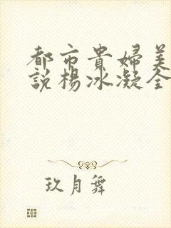 都市贵妇美腿小说杨冰凝全文阅读