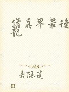 修真界最后一条龙