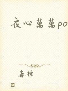 夜心万万po