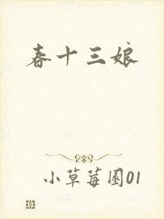 春十三娘封面