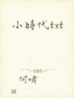 小时代txt封面
