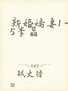 新婚娇妻1一25李晶封面