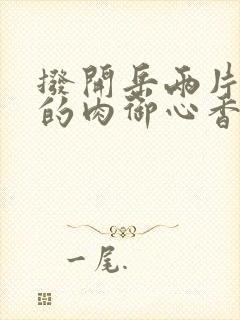 拨开岳两片肥嫩的肉御心香帅