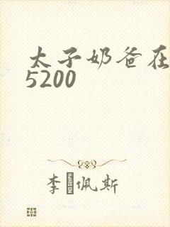 太子奶爸在花都5200