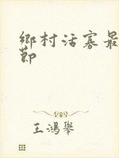 乡村活寡最新章节