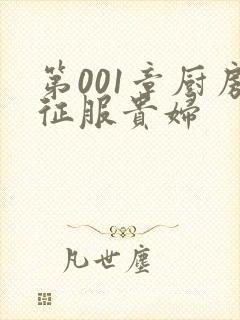 第001章厨房征服贵妇