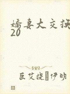 娇妻大交换1一20封面