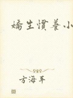 娇生惯养小说封面