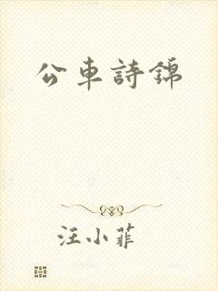 公车诗锦