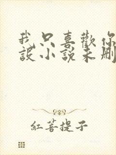 我只喜欢你的人设小说未删减封面