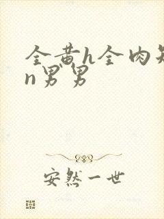 全黄h全肉短篇n男男