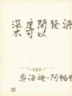 深度开发梁医生不可以