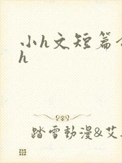 小h文短篇合集h封面