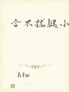 合不拢腿小说