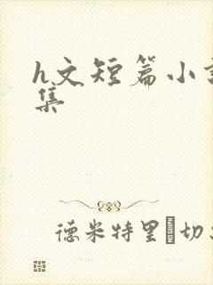 h文短篇小说合集封面