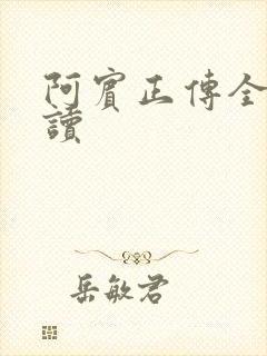 阿宾正传全文阅读封面