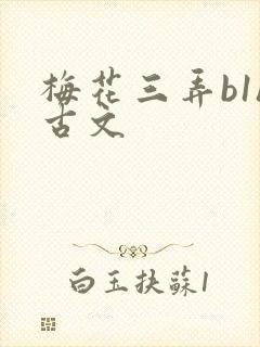 梅花三弄b1h古文封面