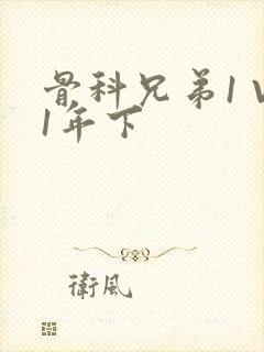 骨科兄弟1 V1年下