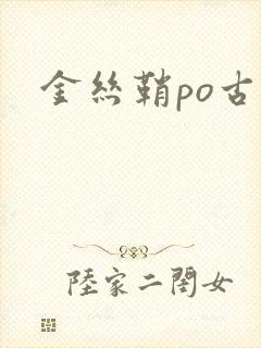 金丝鞘po古言封面