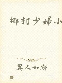 乡村少妇小说
