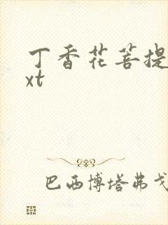 丁香花菩提树txt