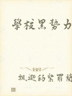 学校黑势力封面