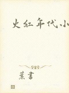 火红年代小说封面