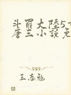 斗罗大陆5重生唐三小说免费阅读封面