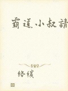 霸道小叔请轻撩