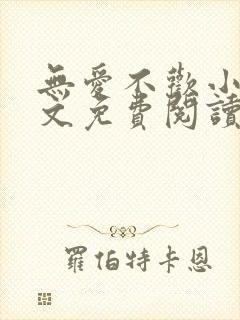 无爱不欢小说全文免费阅读封面