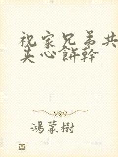 祝家兄弟共享后夹心饼干