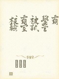 校霸被学霸压实验室试管