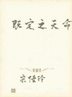 既定之天命封面