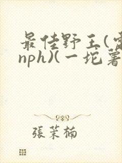 最佳野王(电竞nph)(一坨薯饼)_无拼音封面