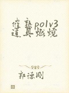 催熟po1v3道具燃烧封面