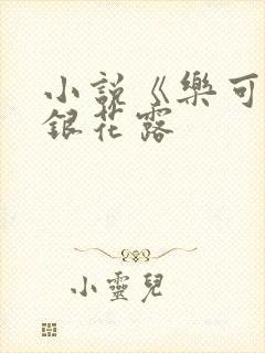 小说《乐可》金银花露封面