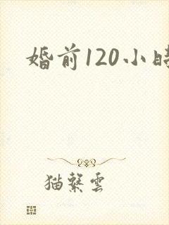 婚前120小时
