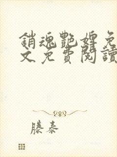 销魂艳婢免费全文免费阅读